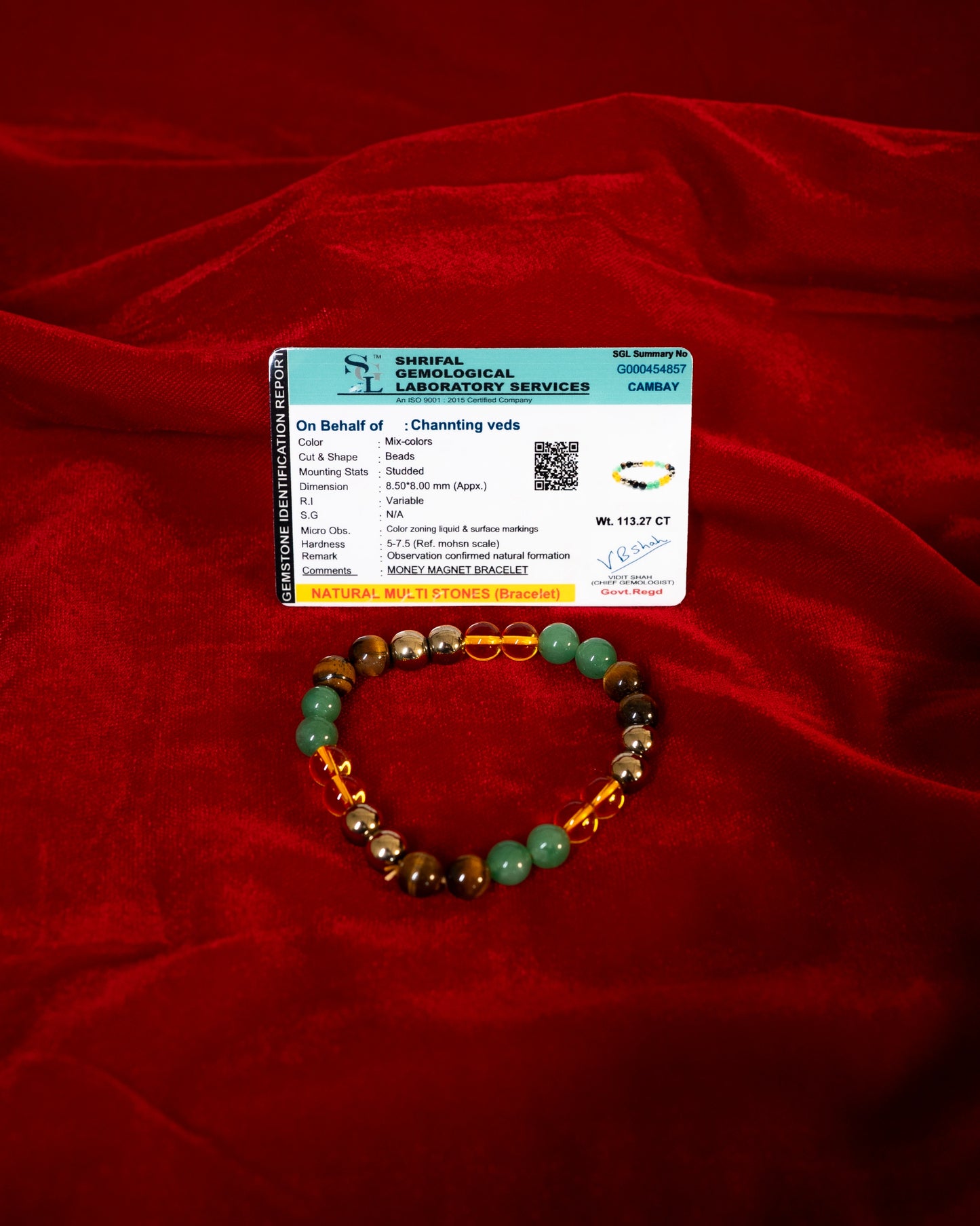 Money magnet bracelet