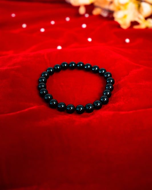 Black Tourmaline and Pyrite keychain | Buy