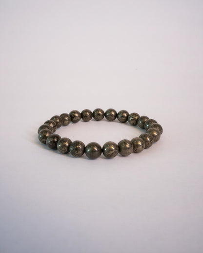 Selenite Plate with pyrite bracelet | Buy