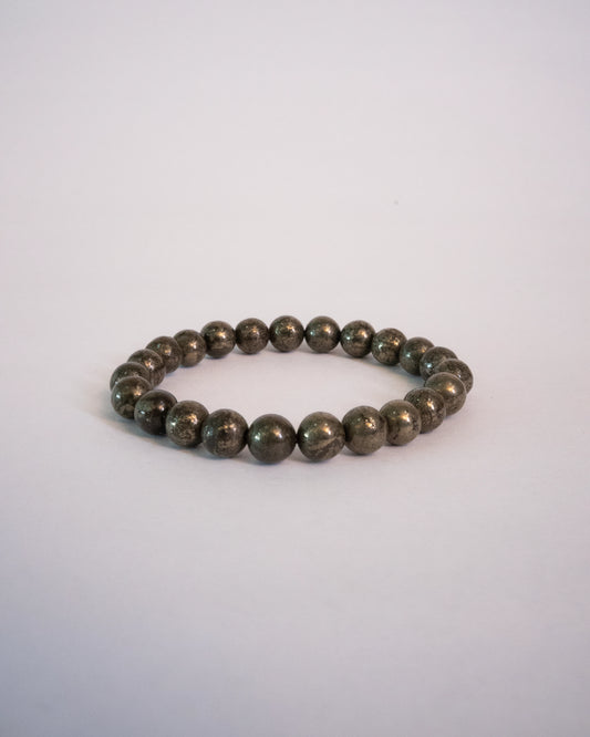 Selenite Plate with pyrite bracelet | Buy